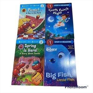 Step into Reading Book Bundle Finding Dory Tooth Fairy’s Night Picnic Spring Kid